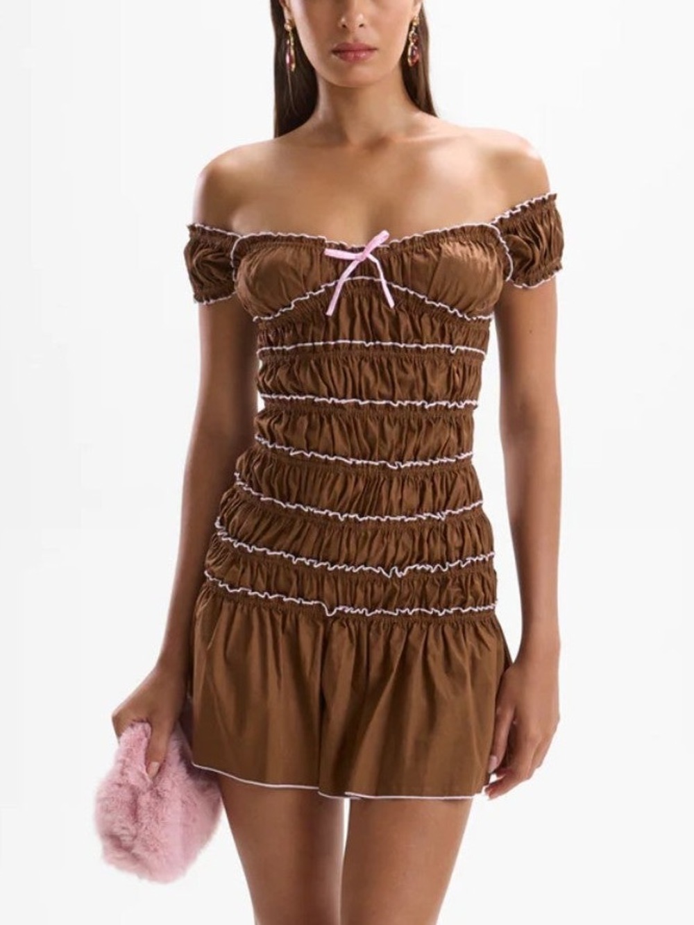 Cin Cin | NWT! Lolita Mini Dress In Mocha Size: Small